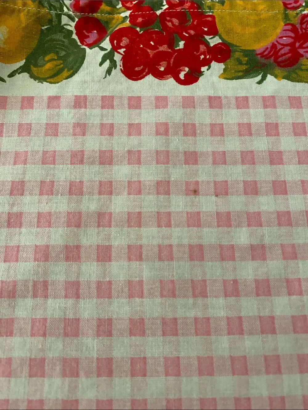 Vintage Handmade Café Curtains